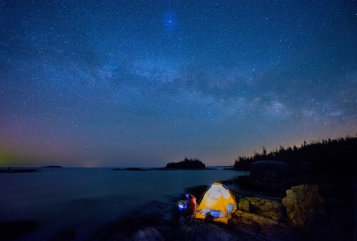 Cutler Coast Camping